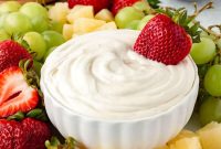 Creamy Marshmallow Fruit Dip Recipe for Parties