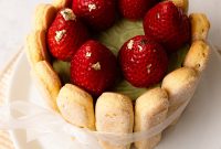 Matcha Strawberry Charlotte Cake: Light Layered Dessert Recipe