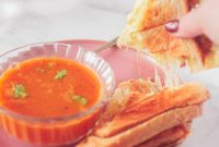 Herbed Tomato Soup with Cheesy Toastie