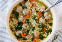 Turkey Meatball Italian Wedding Soup Recipe — Quick Weeknight Meal