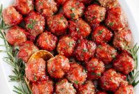Cranberry-Glazed Cocktail Meatballs for Holiday Parties