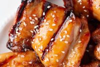 Soy-Garlic Grilled Chicken Thighs with Sticky Glaze