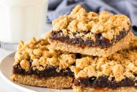 Chewy Date Squares Recipe: No-Bake Oat Bars with Coconut