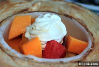 Leftover Fruit Breakfast Salad with Citrus Yogurt Dressing