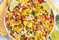 Mango Grilled Corn Salsa Recipe for Summer Parties and BBQs