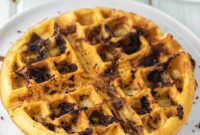 Decadent Nutella-Stuffed Waffles for Brunch or Dessert