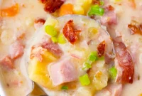 Creamy Slow Cooker Ham & Potato Soup Recipe