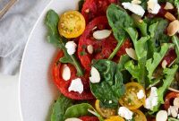 Swedish Tomato and Goat Cheese Salad with Herb Marinade