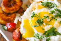 Huevos Motuleños: Traditional Yucatán Eggs with Black Beans & Salsa