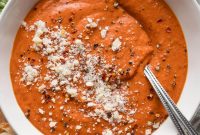 Creamy Tomato and Roasted Butternut Squash Bisque