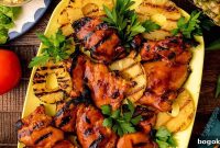 Hawaiian-Style BBQ Chicken with Pineapple Glaze