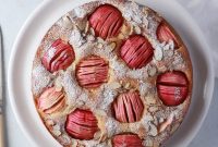 Maple Almond Sunken Apple Cake Recipe
