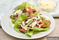 Philly Cheesesteak Keto Lettuce Wraps — Low-Carb Dinner Option