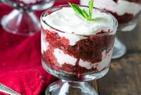 Mini Red Velvet Trifle Desserts: Single-Serve Layered Cups