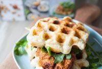 Chicken and Biscuit Waffles: Savory Dinner Twist on Breakfast
