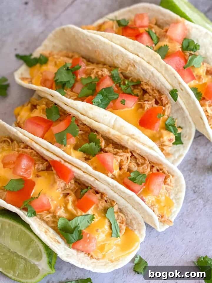 Slow Cooker Chicken Tacos