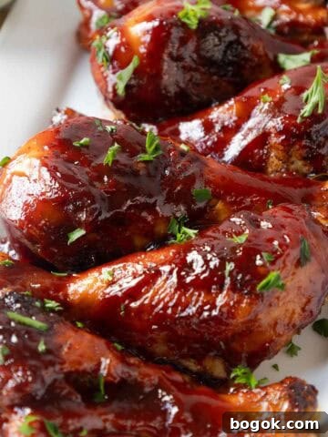 Oven Baked BBQ Chicken Drumsticks
