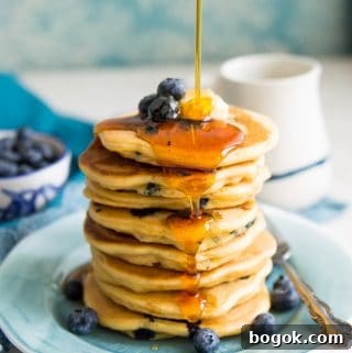 Fluffy Paleo Blueberry Pancakes: Grain-Free Breakfast Recipe 14 img 10499 13