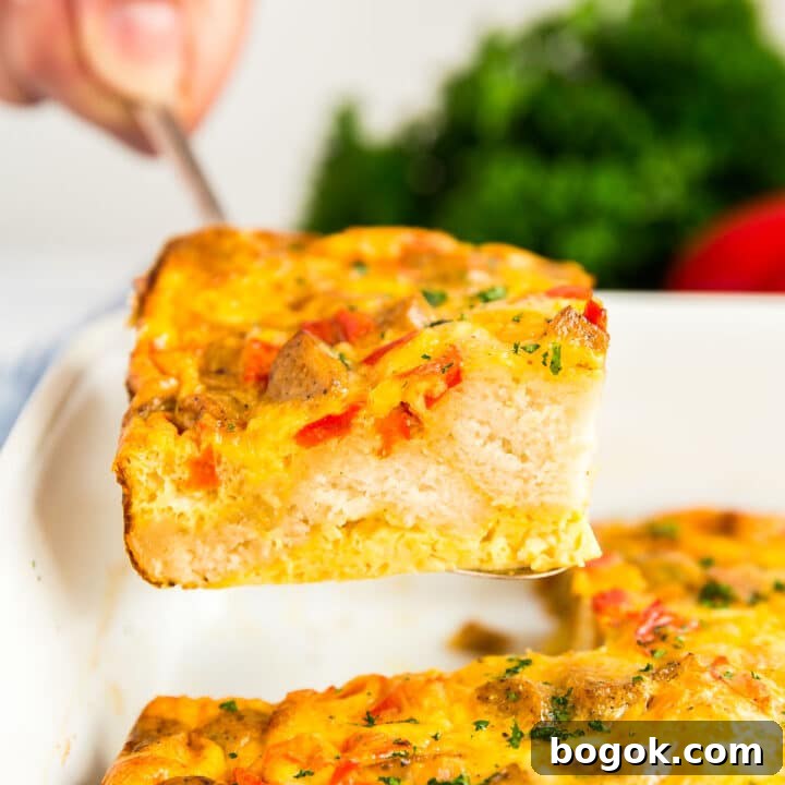 Bubble Up Biscuit Breakfast Casserole