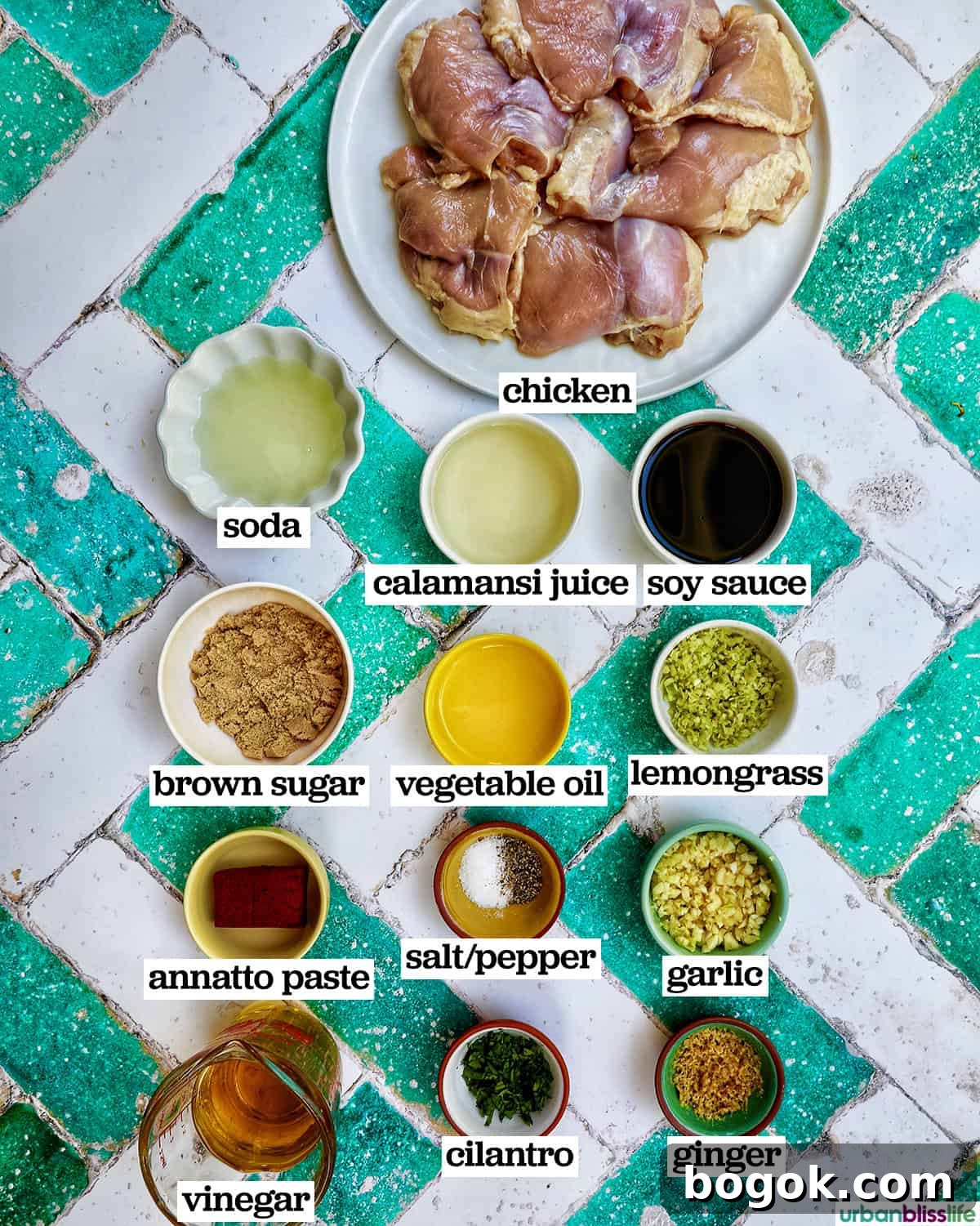 Philippine Chicken Inasal Recipe: Grilled Marinade & Tips 5 ingredients to make chicken inasal.