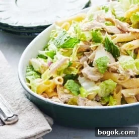 Chicken Caesar Pasta Salad