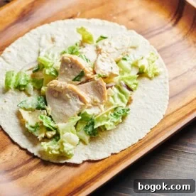 Grilled Chicken Caesar Salad Wraps