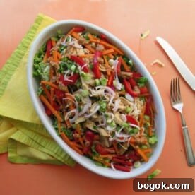 Chicken Sate Salad