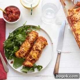 Spicy Chicken and Black Bean Enchiladas