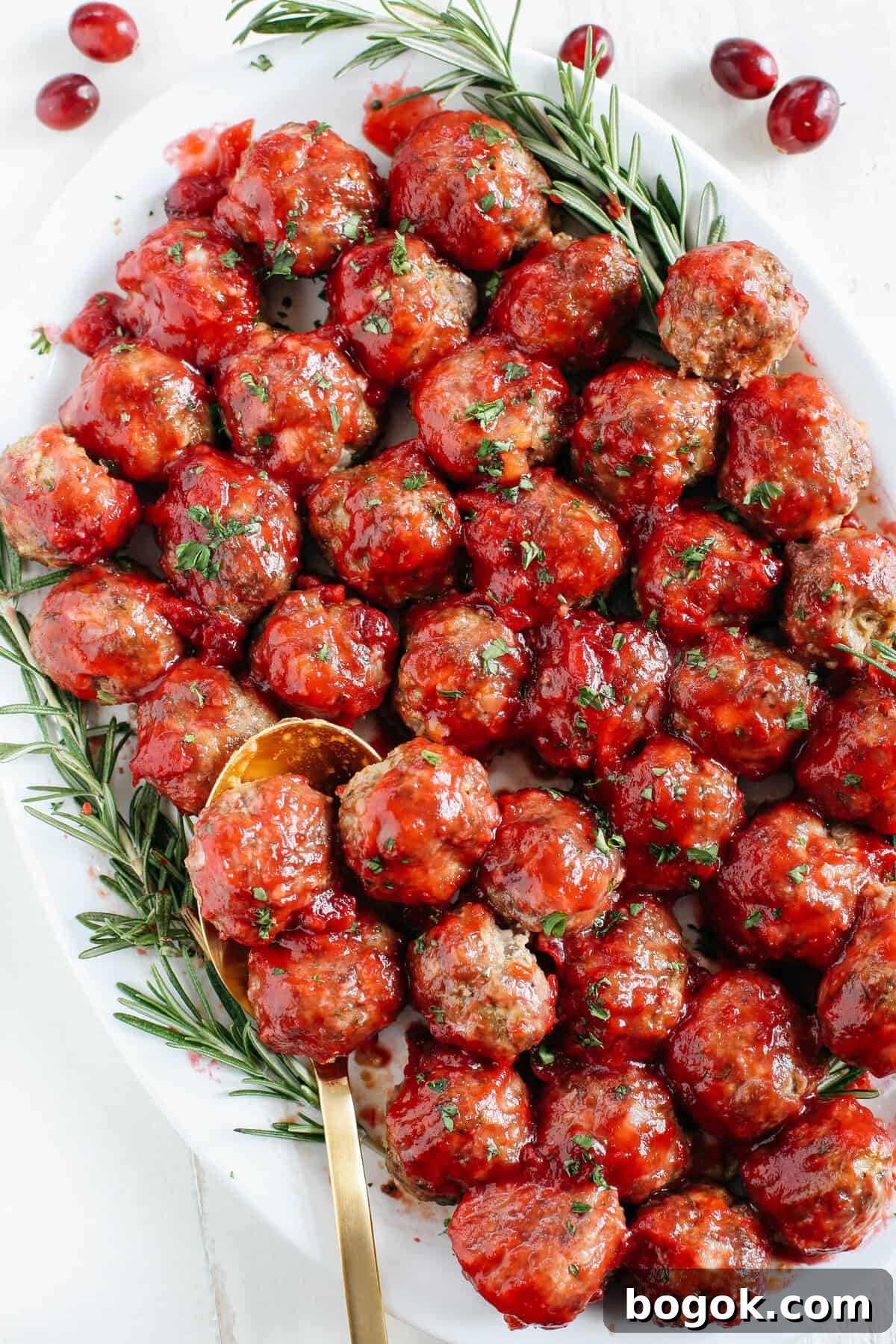 These Cranberry Cocktail Meatballs make the perfect holiday appetizer that are easy to throw together with the perfect blend of sweet and savory flavors!