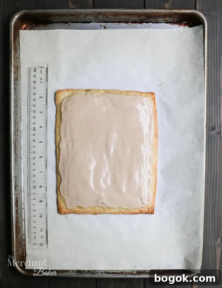 Jumbo Frosted Brown Sugar Cinnamon Toaster Tart Recipe 5 Jumbo Frosted Brown Sugar Cinnamon Toaster Tart. A generously filled tart inspired by a childhood treat. A secret filling ingredient might surprise you.