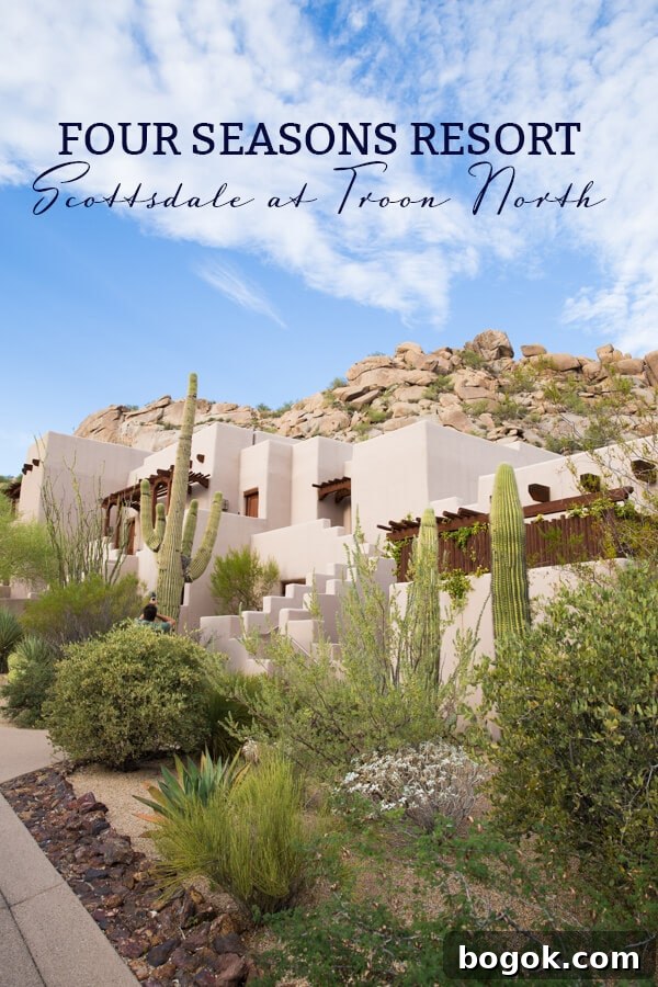 Four Seasons Resort Scottsdale at Troon North is a desert oasis featuring Talavera Restaurant, Proof American Canteen and the Chef for a Day Program!