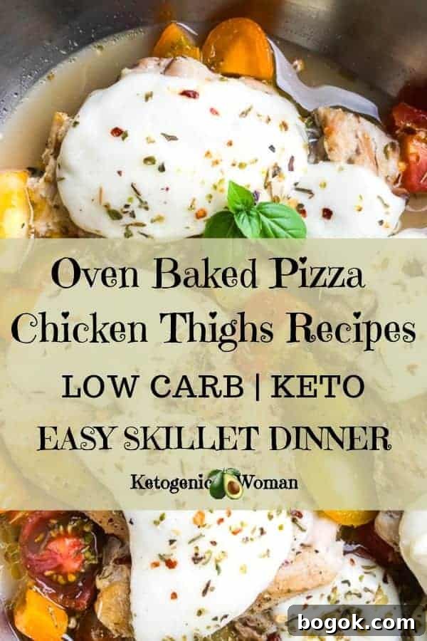 Keto Pizza Chicken Thighs Skillet Recipe for Low-Carb Dinners 15 pizza chicken
