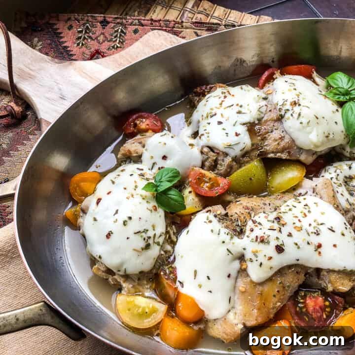 pizza chicken thighs in pan