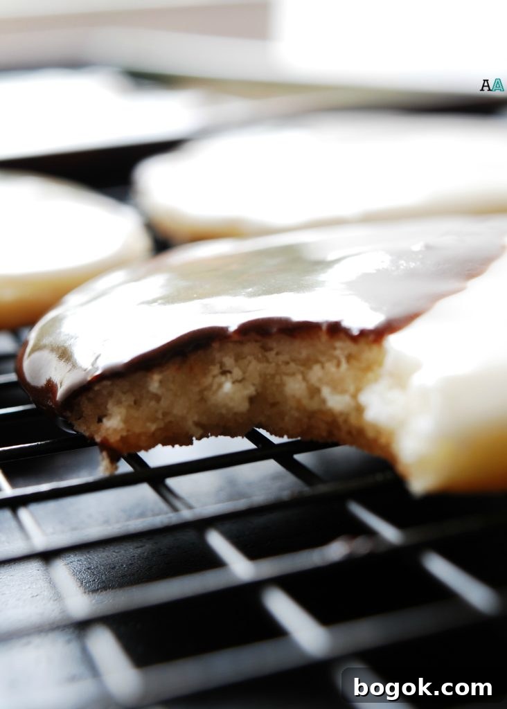 Allergy-Friendly Black and White Cookies: Top Substitutions and Recipe 3 Black & White Cookies (Gluten, dairy, egg, soy, peanut and tree nut free; top 8 free; vegan) Dessert recipe by AllergyAwesomeness.com