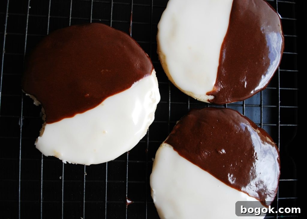 Allergy-Friendly Black and White Cookies: Top Substitutions and Recipe 4 Black & White Cookies (Gluten, dairy, egg, soy, peanut and tree nut free; top 8 free; vegan) Dessert recipe by AllergyAwesomeness.com