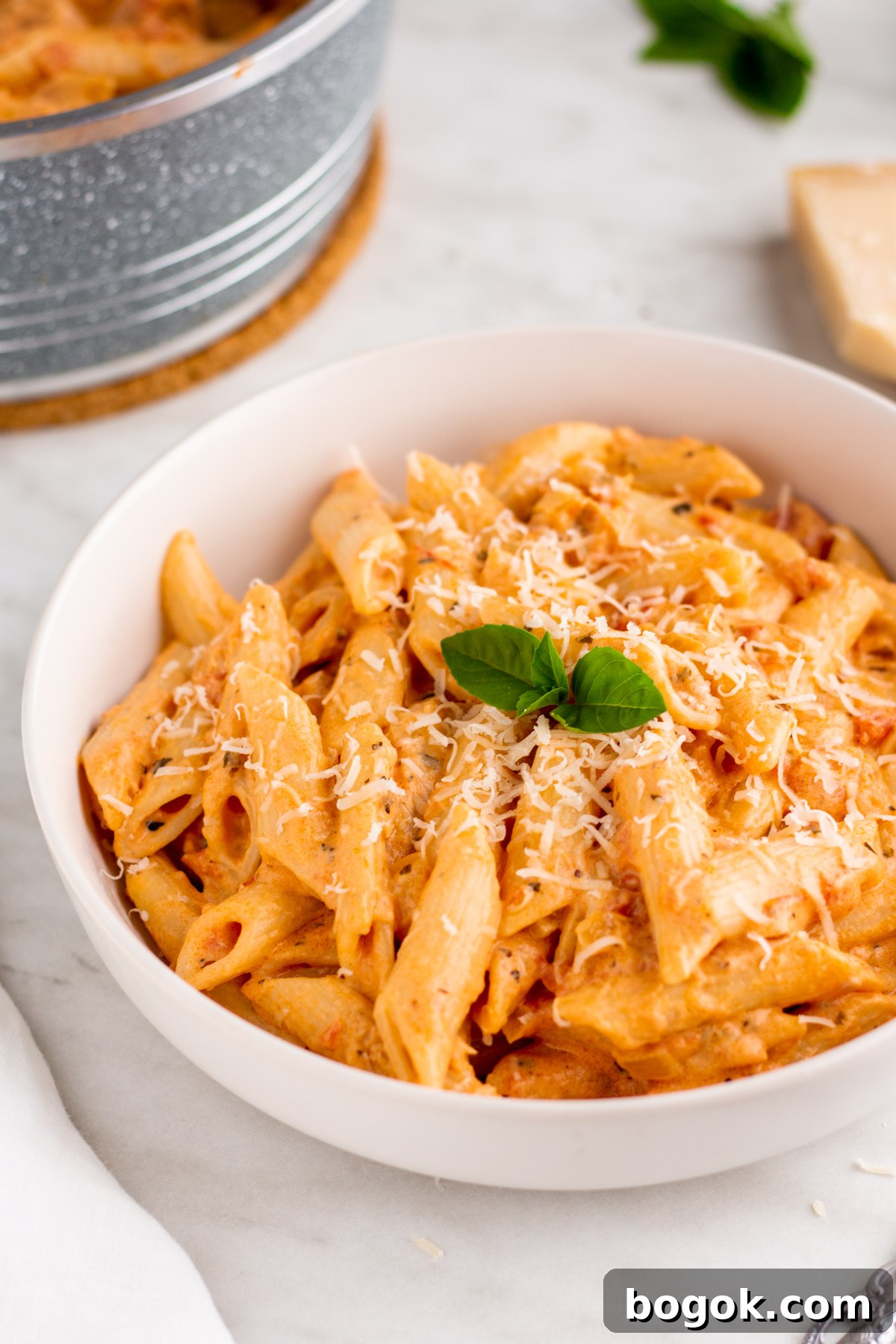 gluten free pink sauce pasta option