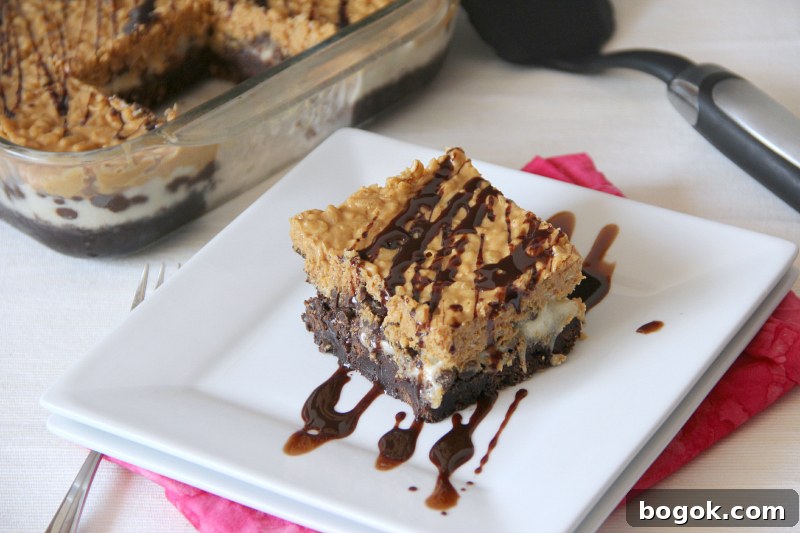 Gluten Free Triple Layer Brownies