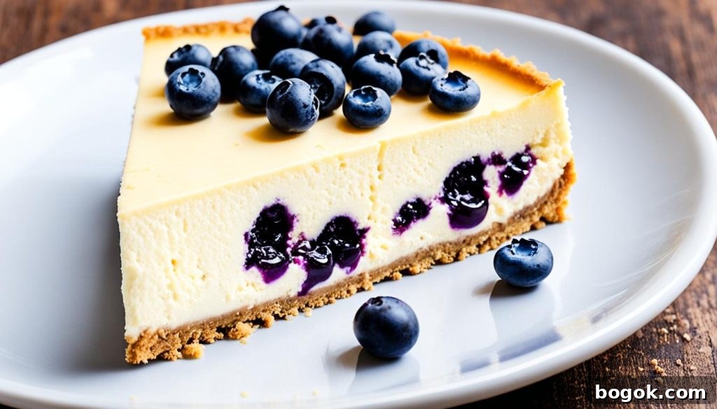 No Bake Blueberry Cheesecake No Bake Blueberry Cheesecake