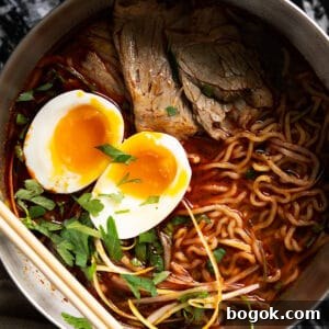 Paleo Keto Ramen with Shirataki Noodles: Low-Carb Comfort Bowl 5 Paleo and keto ramen with shirataki noodles, beef and a soft boiled egg