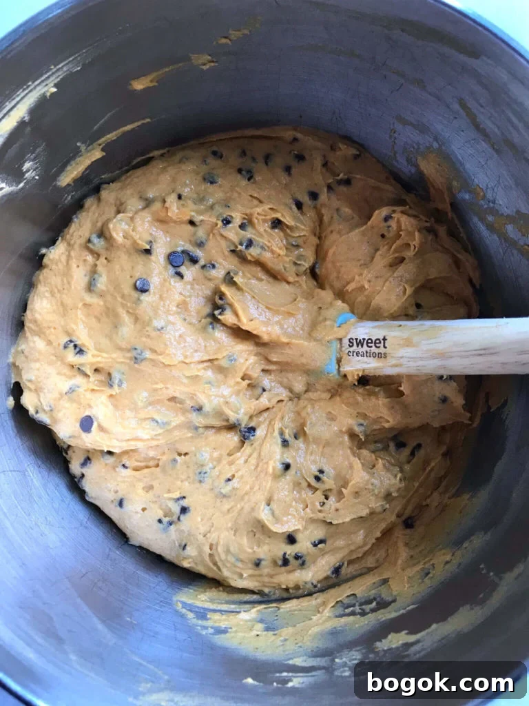 raw muffin batter in a bowl