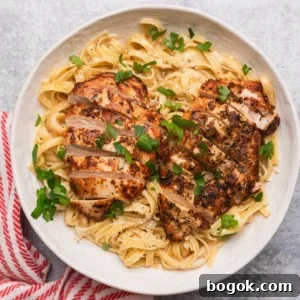Lighter Chicken Fettuccine Alfredo Recipe (Olive Garden Style) 13 Chicken fettuccine alfredo recipe.