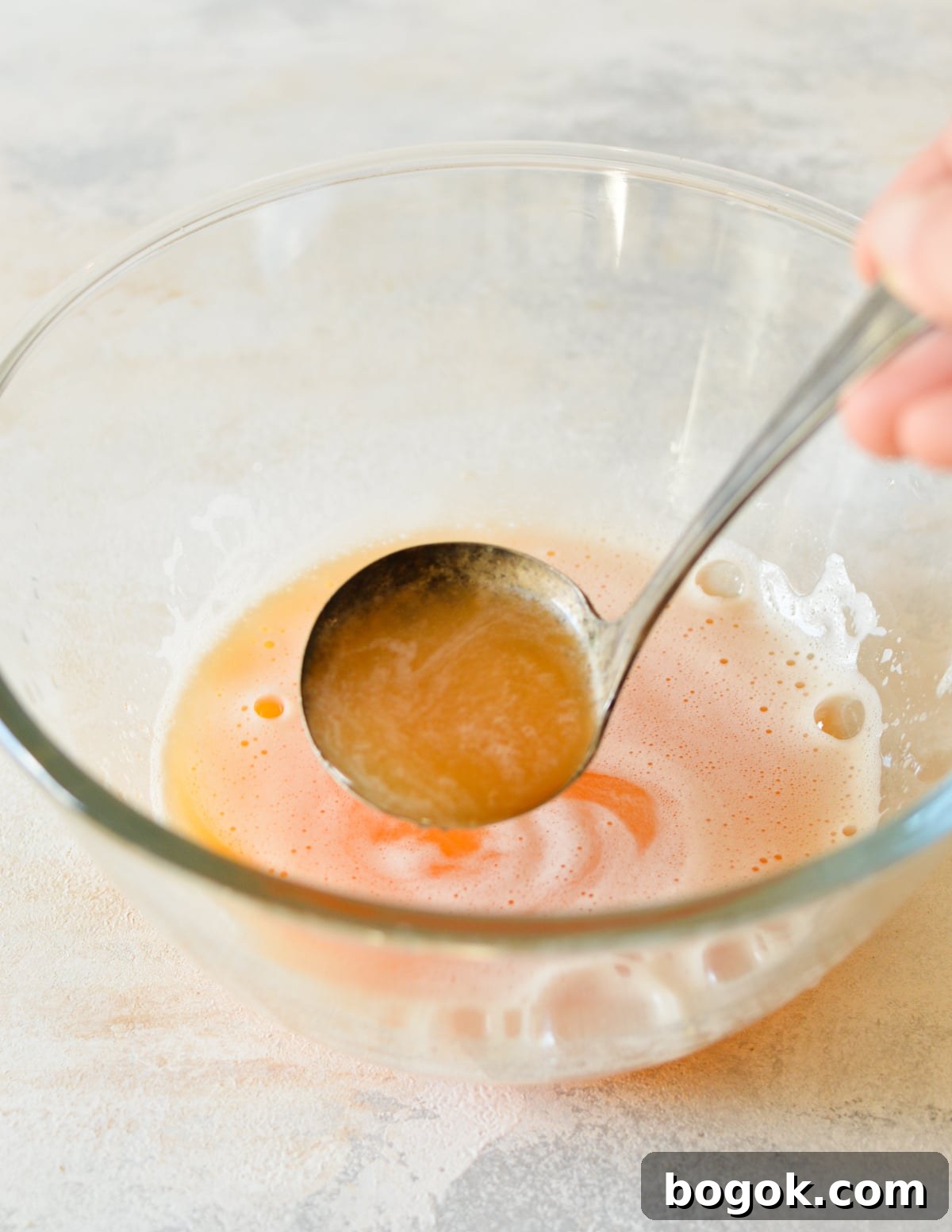 Refreshing Cantaloupe Juice Recipe: Cold, Natural & Delicious 16 a bowl of cantaloupe juice.