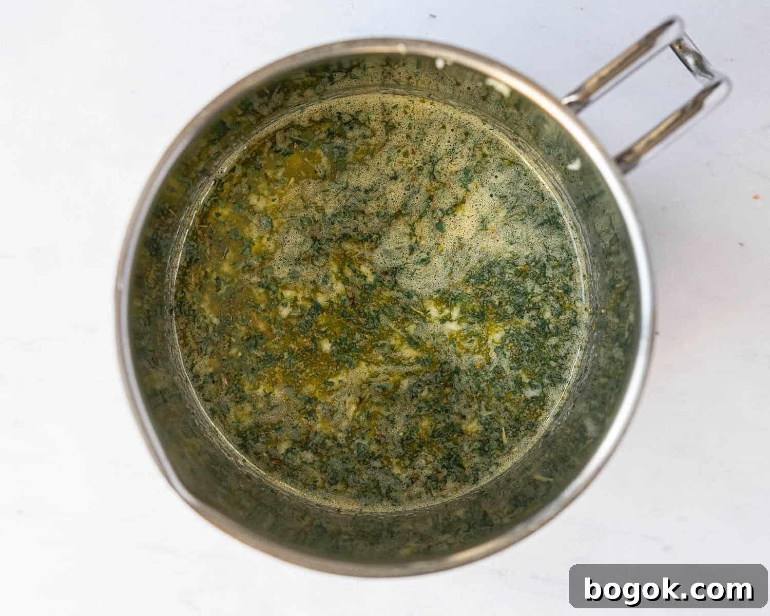 Step 6, the garlic butter.