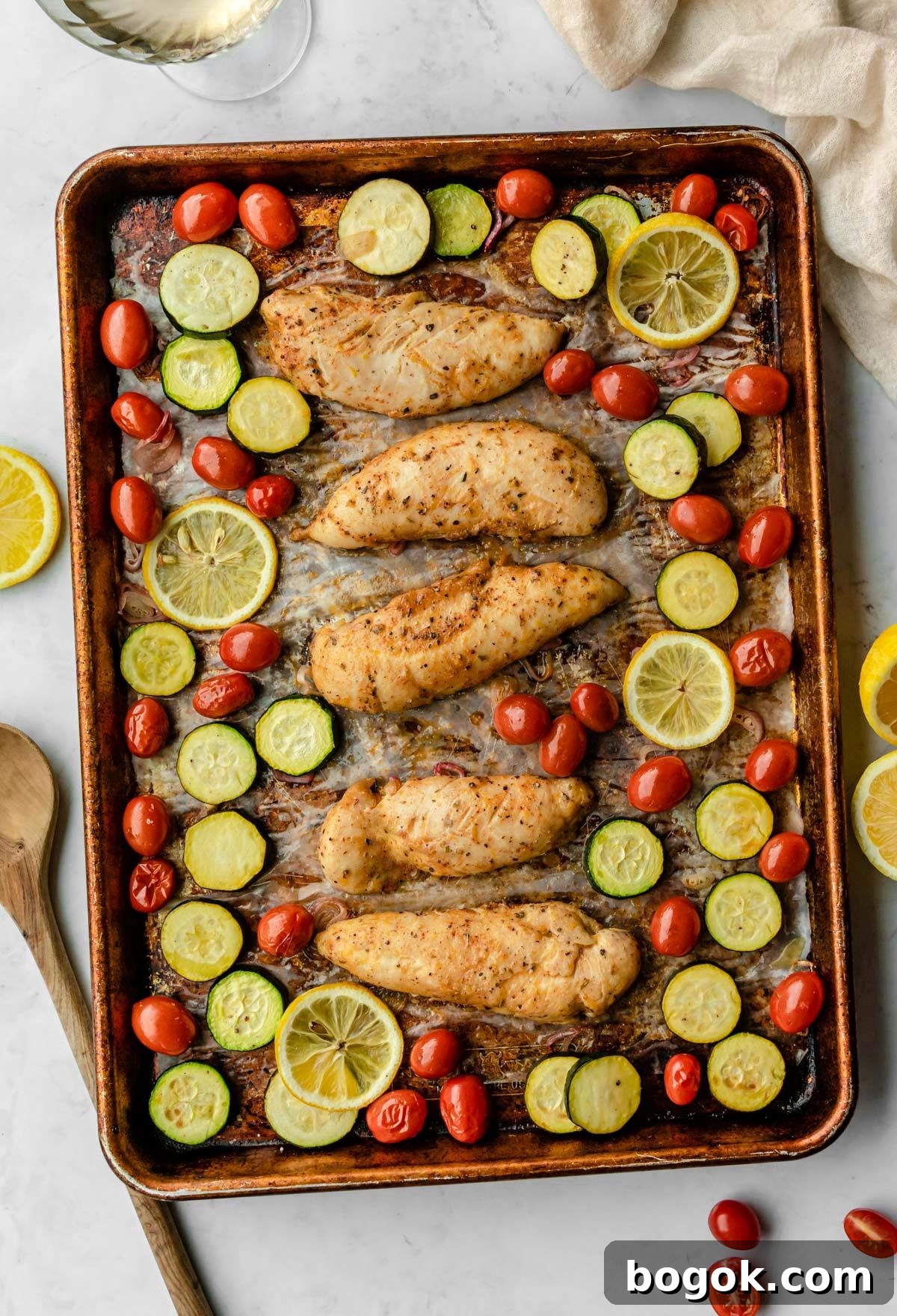 31 Chicken Tenderloin Recipes for Flavorful Weeknight Meals 17 Lemon Chicken with Tomatoes and Zucchini