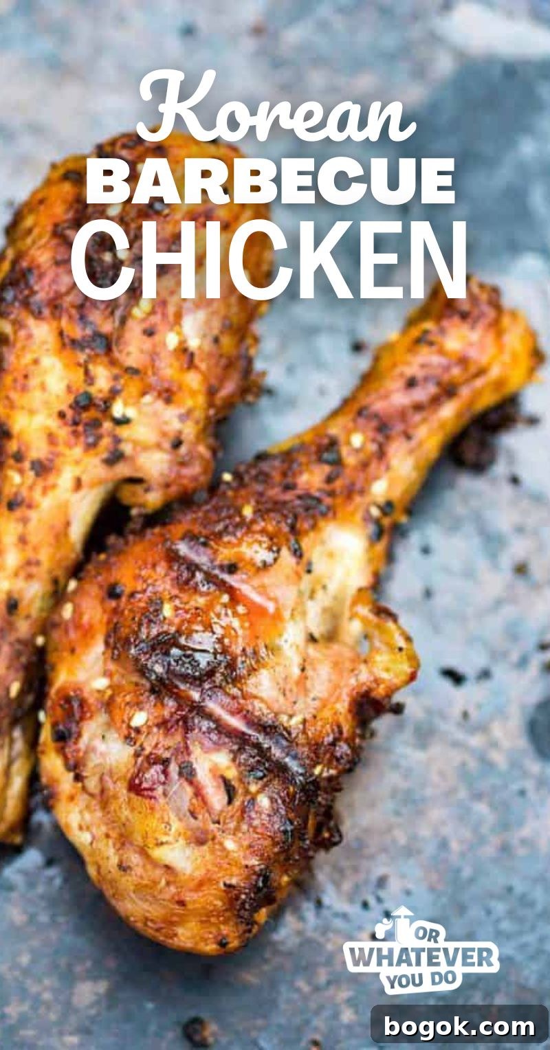 Traeger Korean Grilled Chicken Legs Korean Barbecue Chicken