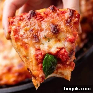 Crispy Cast-Iron Skillet Pizza Recipe 8 Cast iron pan pizza recipe featured image.