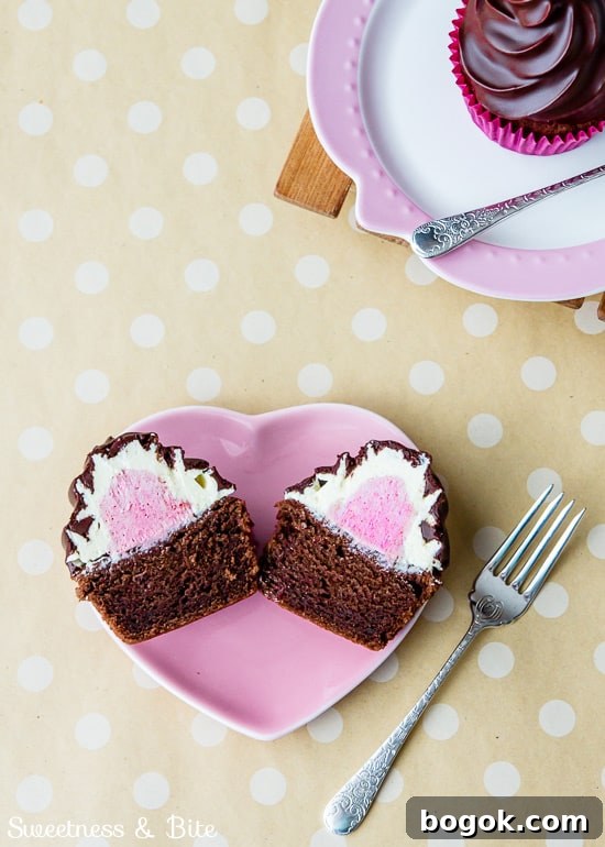 Neapolitan Surprise Cupcakes — Gluten Free or Regular 3 Neapolitan Surprise Cupcakes ~ Sweetness & Bite