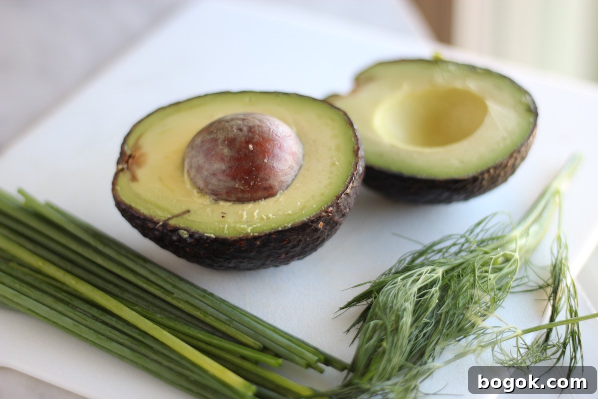 Dairy-Free Avocado Ranch Dressing - a creamy, flavorful salad dressing made with avocado, coconut milk, and fresh herbs! Delicious and healthy! | fedandfulfilled.com