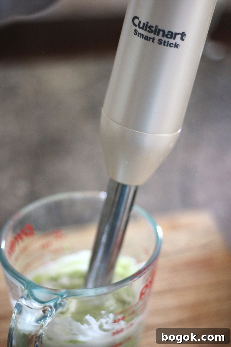 Dairy-Free Avocado Ranch Dressing - a healthy, vegan alternative to buttermilk ranch, featuring avocado! SO delicious and easy! | fedandfulfilled.com