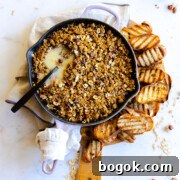 Baked Brie Apple Crisp by Baking The Goods